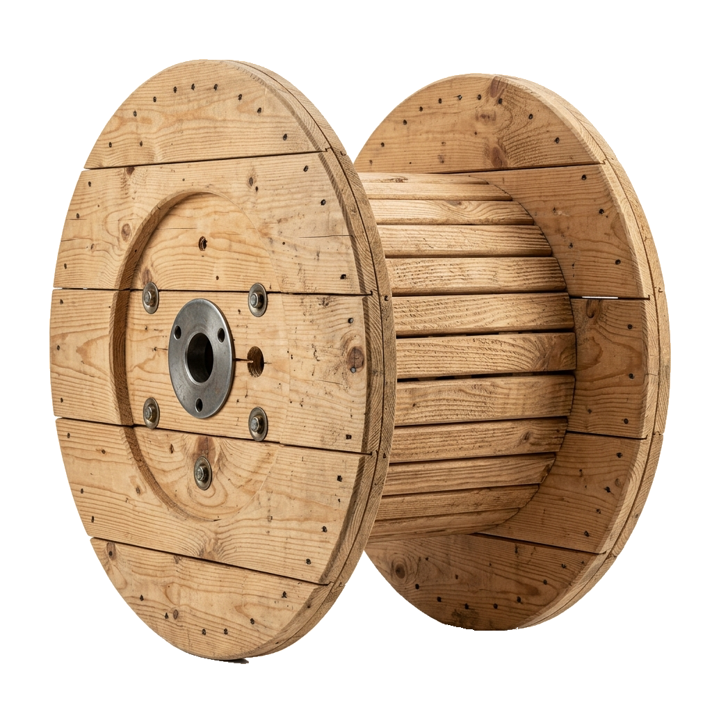 Wooden Cable Drum & Reel